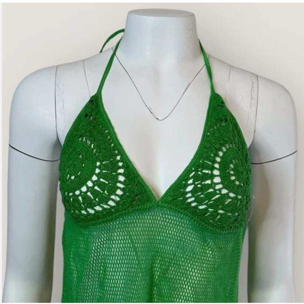 NWOT Women's free beach for Free People halter top halter top cover up Sz large - Picture 5 of 11